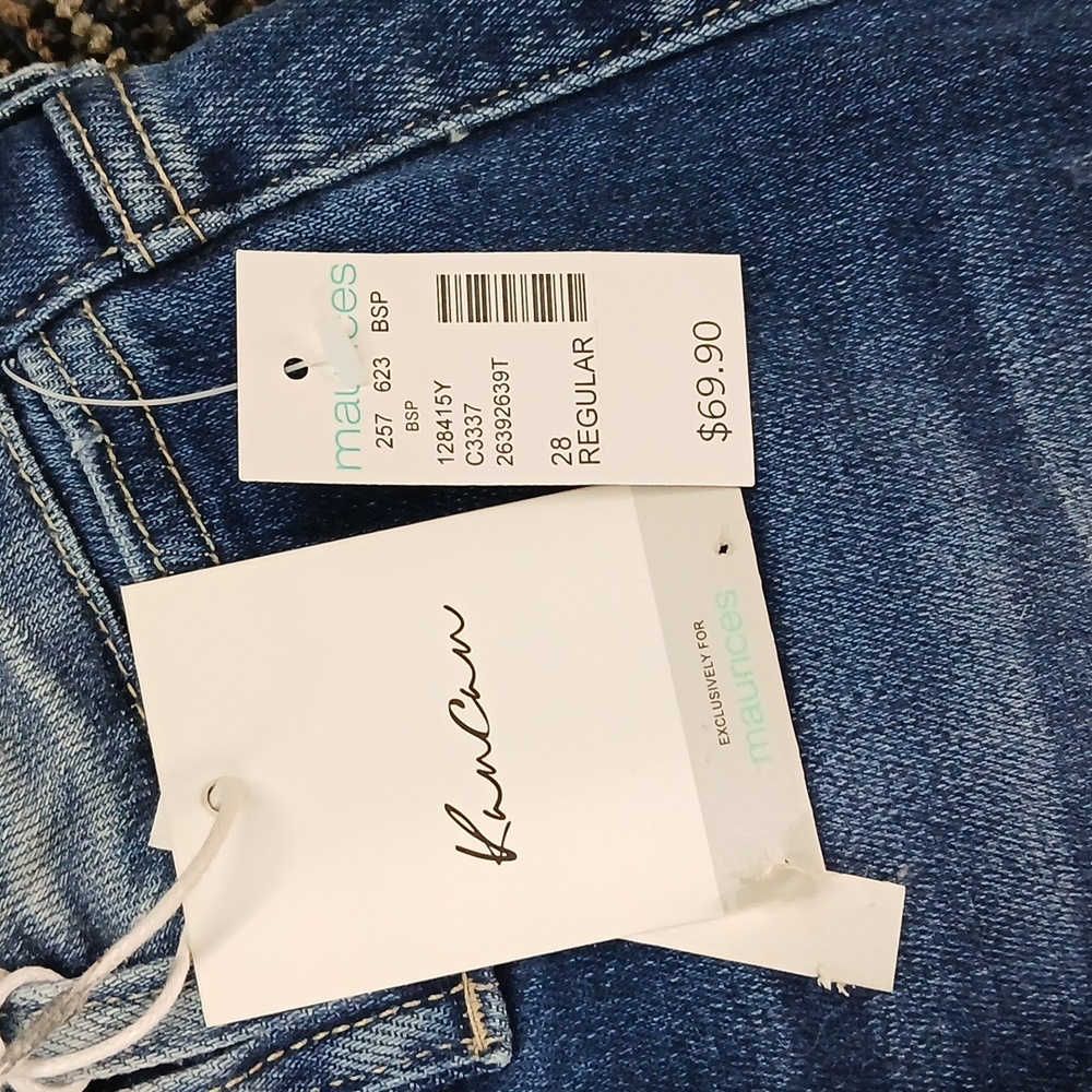 NWT KanCan Jeans high rise flare 28Wx33L - Picture 5 of 9